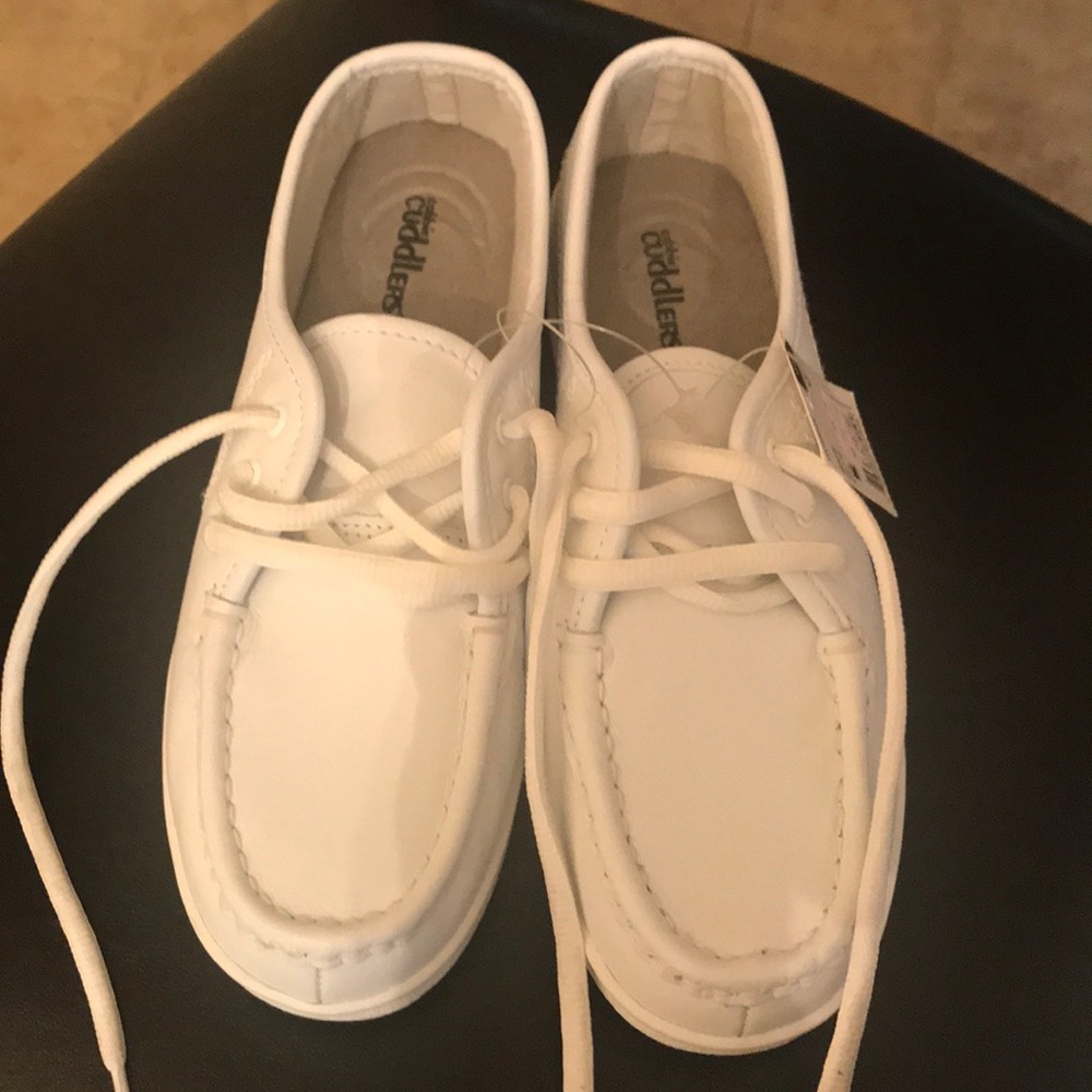 White Cobbie Cuddlers Sneakers